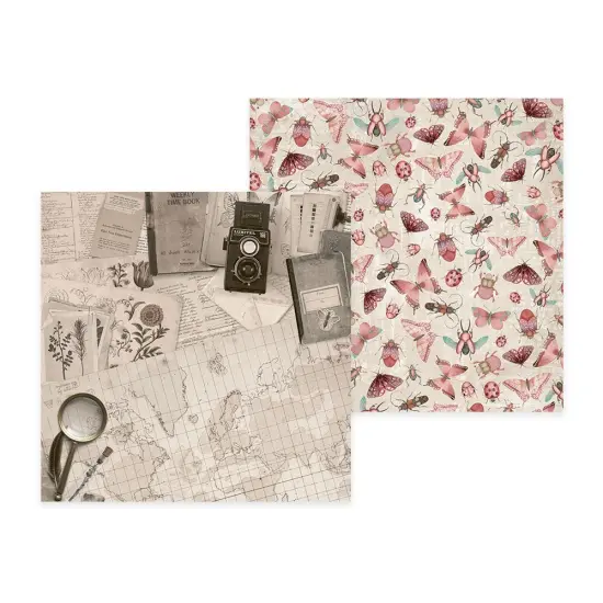 P13 Double-Sided Paper Pad 6"X6" 24/Pkg-Naturalist {6}