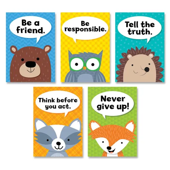 Woodland Friends Character Traits Inspire U&trade; 5-Poster Pack {1}