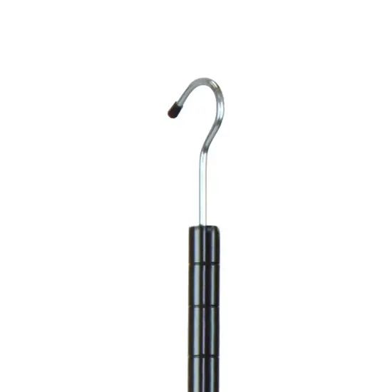 Oceanstar 2-Tier Portable Adjustable Closet Hanger Rod, Black {3}