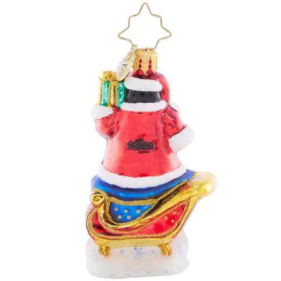 Christopher Radko Christopher Radko Silliest Sleigh Ride Gem Glass Christmas Ornament 1021405 Multi {4}
