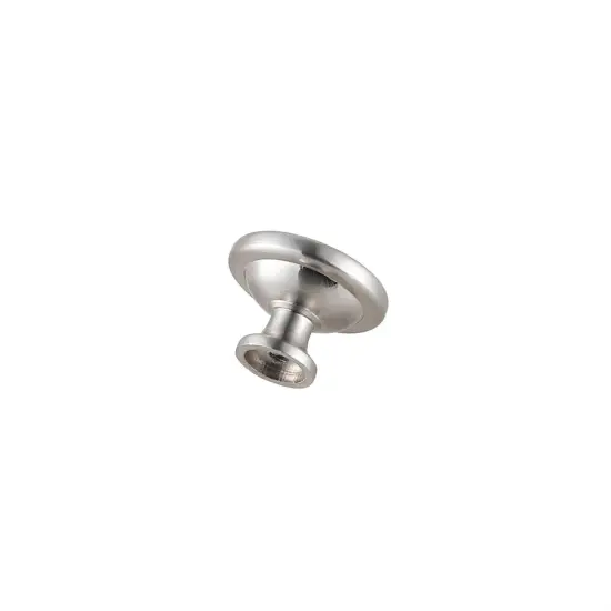 Garlande 1.2" Diameter Brushed Nickel Mushroom Knob Multipack (Set of 10) {5}