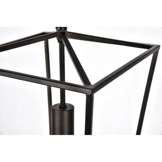 Maddox Collection Pendant D9.75 H14.5 Lt:1 Black Finish {5}