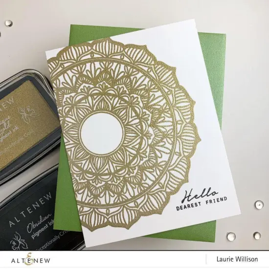 Antique Gold Pigment Ink & Reinker Bundle {2}