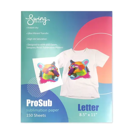ProSub Premium Sublimation Heat Transfer Paper 8.5" x 11" for Epson, Sawgrass - 150 Sheets {3}