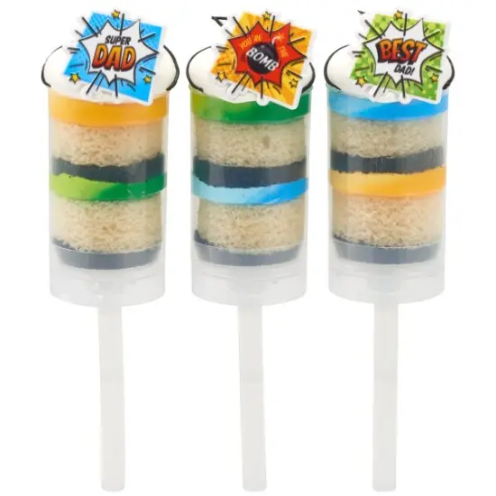 Super Dad Assortment Cupcake Rings, 12ct {4}