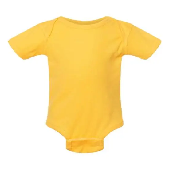 Rabbit Skins&reg; Infant Baby Rib Bodysuit Yellow {1}