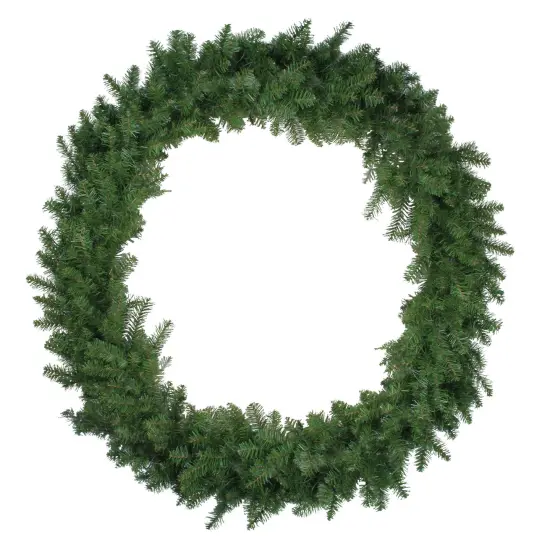 Northlight Northern Pine Artificial Christmas Wreath - 48" - Unlit Green {1}
