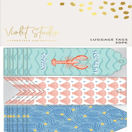Violet Studio Printed Tags 30/Pkg-New Nautical {1}