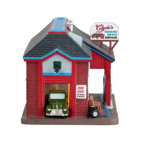 Lemax&reg; Harvest Crossing Village&trade;: Clyde's Trucking Service & Repair {3}