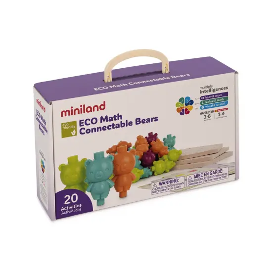Miniland ECO Math Connectable Bears {6}