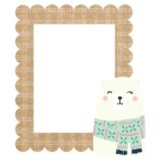 Winter Wonder Chipboard Frames-6/Pkg {6}