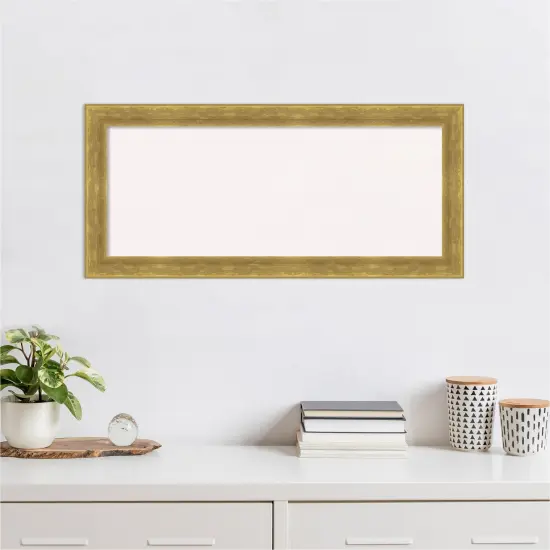 Angled Wood Framed Corkboard, White Cork Gold {4}