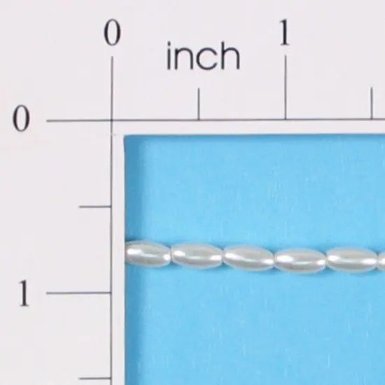 Loose Rice Pearl Strand White {2}