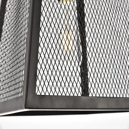 Talon Collection Pendant D11.8 H12.8 Lt:1 Matte Black Finish {4}