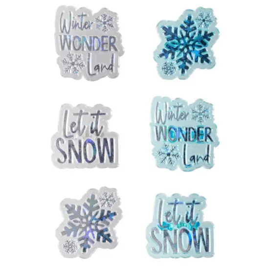 Winter Wonderland Assortment Cupcake Rings, 12ct {2}