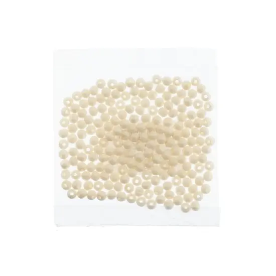 John Bead 4mm Round Natural Bone Beads, 200pcs White {2}