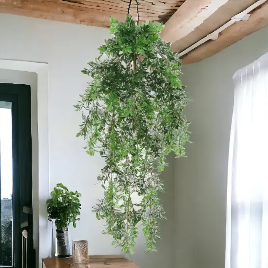 24-Pack: 24" Realistic Tea Leaf Vine Bush with 147 Tips by Floral Home&reg; {5}