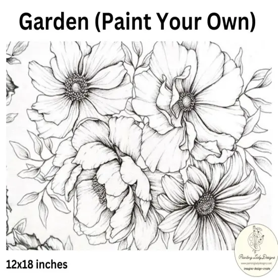Paint Your Own Decoupage Paper!New Product from Painting Lady Designs (12x18) {2}
