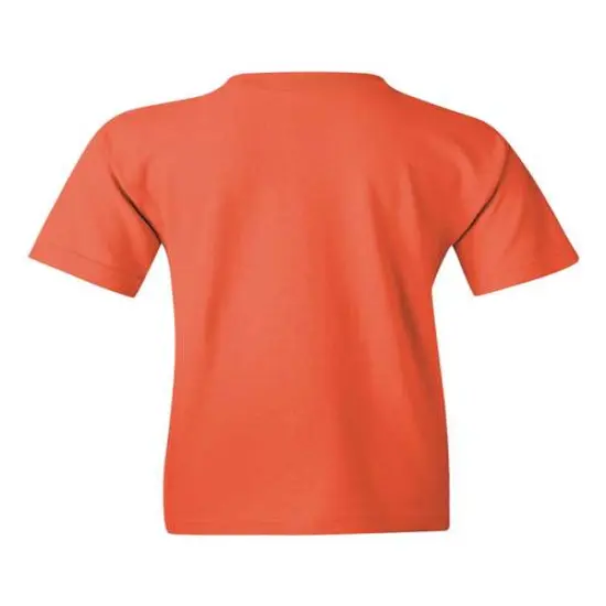 Gildan&reg; Heavy Cotton Crew Neck Short Sleeve Youth T-Shirt Coral Silk {3}