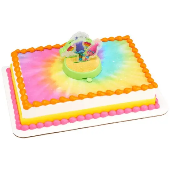 Trolls Happy DecoSet&reg; Cake Decoration {1}