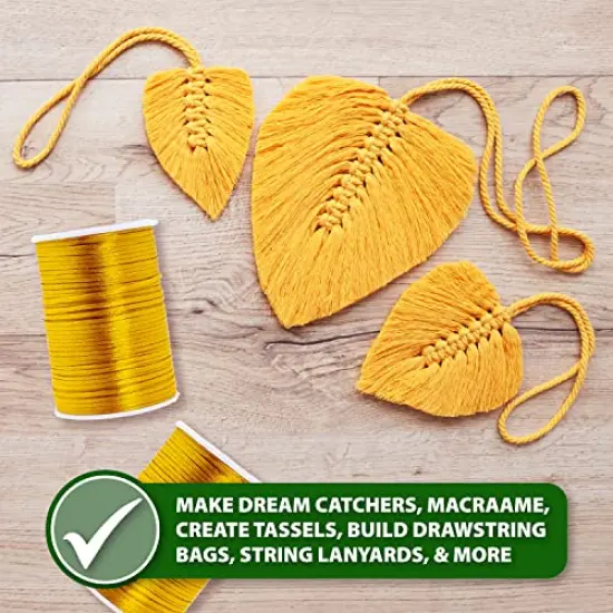 100 Yards 2mm Mandala Crafts Satin Rattail Cord String from Nylon for Chinese Knot, Macram&eacute;, Trim, Jewelry Making Maroon {4}