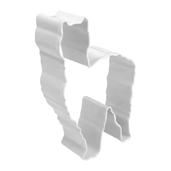 Llama Cookie Cutter (White, 4") {2}