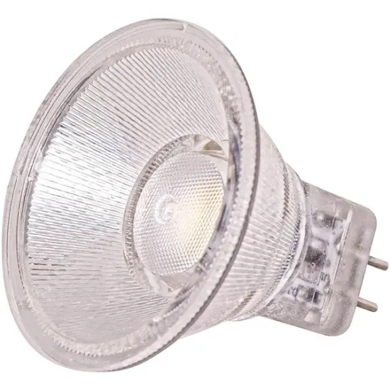 1.6w LED MR11 LED 12v G4 base 40' beam spread 5000K Natural Light {1}