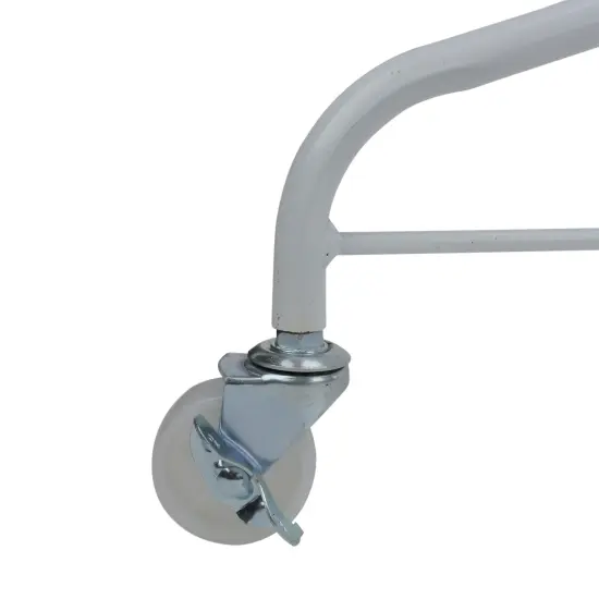 Northlight White Metal Rolling Christmas Tree Stand for 9'-12' Artificial Trees {4}