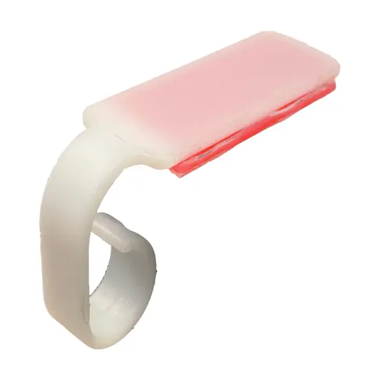 Simple Living Set of 8 Sticky Outdoor Mantle Hooks 2.25" Clear {4}