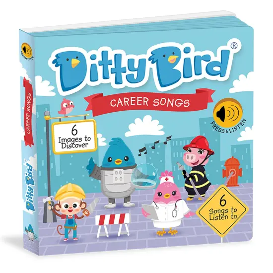Ditty Bird Ditty Bird Nature and Career Song Books - Set of 2 {3}