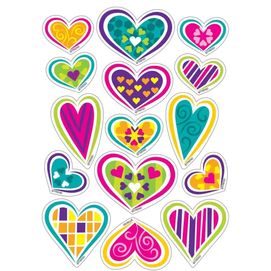 Artsy Heartsy/Cherry Mixed Shapes Stinky Stickers&reg;, 60 Per Pack, 6 Packs {2}