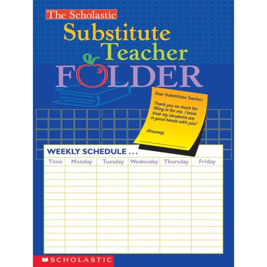 Substitute Teacher Folder, Pack of 10 {2}