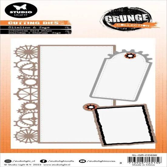 Studio Light Cutting Die-Nr. 696, Slimline & tags {3}