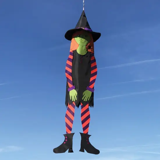 In the Breeze 5153 Witch 40 Inch Breeze Buddy Windsock - Hanging Halloween Decoration - Outdoor Holiday D&eacute;cor {3}