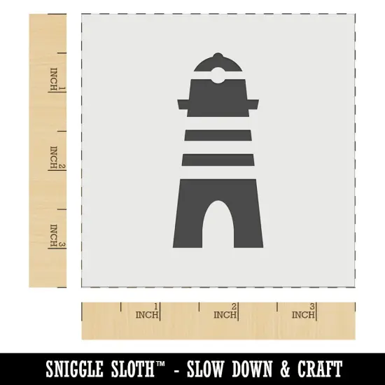 Lighthouse Striped Wall Cookie DIY Craft Reusable Stencil {5}