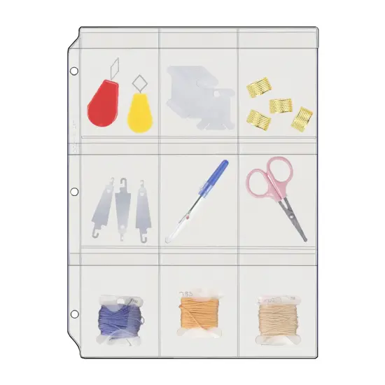 StoreSMART - Embroidery / Cross Stitch Storage Variety Pack - 12 Pieces {4}