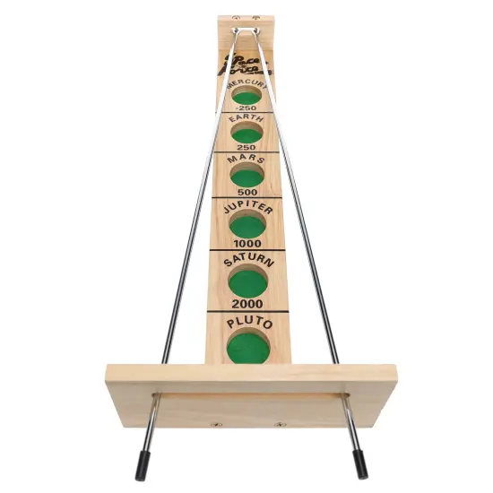 WE Games Shoot The Moon - a Classic 1940's Nostalgia Game - Solid Natural Wood - 17.5 inches {2}