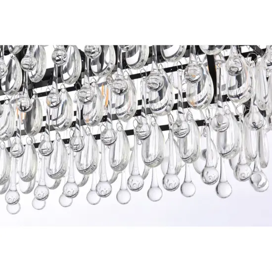 Nordic 40 inch rectangle pendant in black {6}