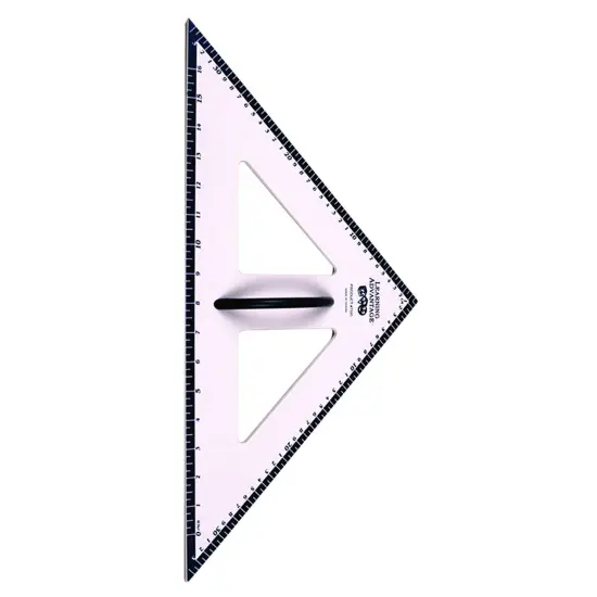 Dry Erase Magnetic Triangle - 45/45/90 Degrees {2}