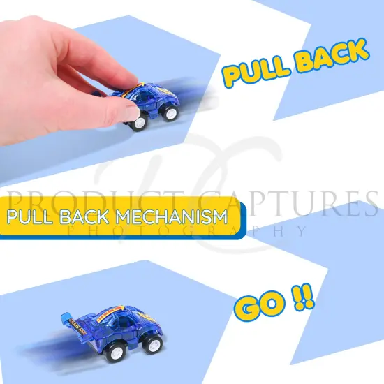 2.5" Party Pack Assorted Pull Back Racing Cars - 24 Pieces {6}