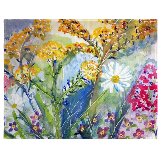 Betsy Drake Wild Flowers Place Mat Set of 4 {1}