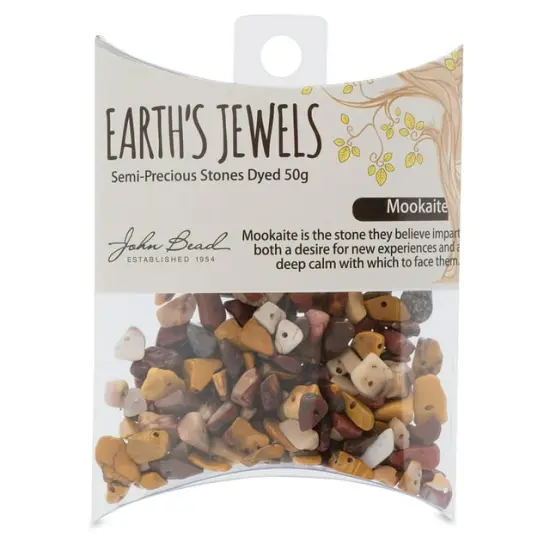 Earth's Jewels Mookaite Natural Stone Bead Assortment {1}