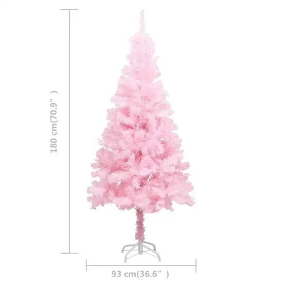 6 ft Pink Christmas Tree with PVC Stand {5}