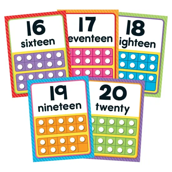 Numbers 0-20 Bulletin Board Set {5}
