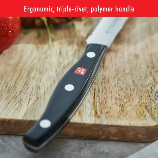 ZWILLING TWIN Signature 5-Inch Utility Knife, Serrated Edge {6}