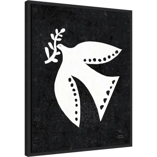 Christmas Whimsy Dove by Michael Mullan Canvas Art Framed {2}