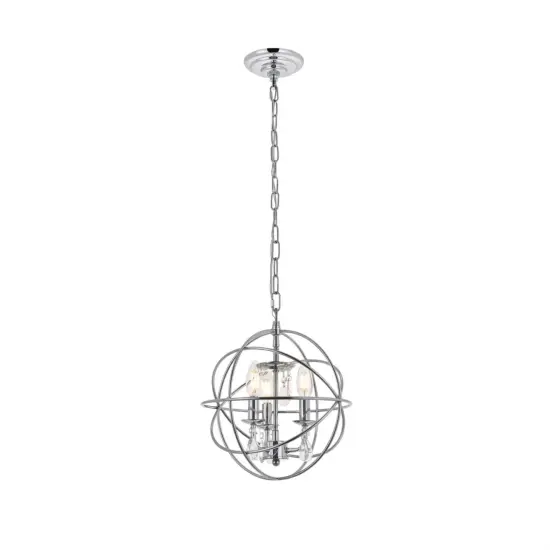 Wallace 3 light Chrome Pendant {1}