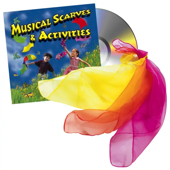 Kaplan Early Learning Company Musical Scarves & Physical Activity CD Set {1}