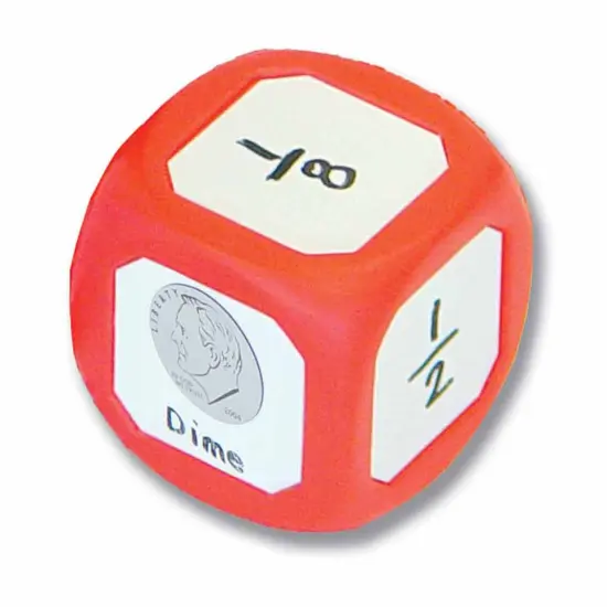 Write-On Wipe-Off Dice - Small - Set of 4 {2}