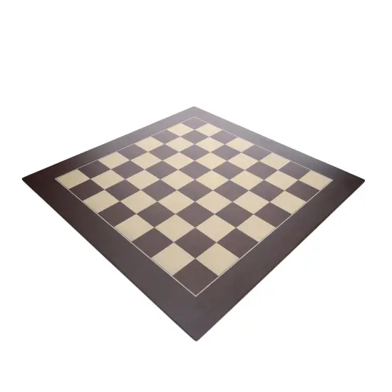 WE Games Deluxe Wenge and Sycamore Wooden Chess Board - 21.625 inches {4}